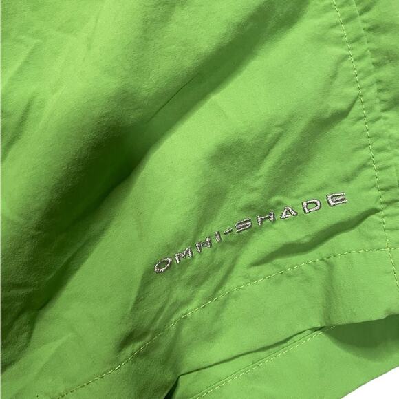 Columbia PFG SWIM TRUNKS Mens XL Green Omni Shield Outdoor Lightweight Beach - Picture 4 of 9